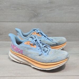 Hoka One One Women's Clifton 9 Athletic Running Shoes Sz 10B